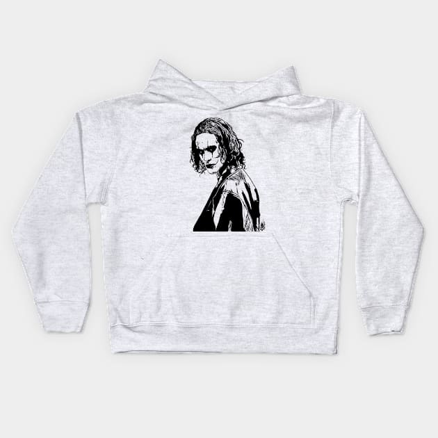 The Crow (Brandon Lee) Kids Hoodie by miss_mex